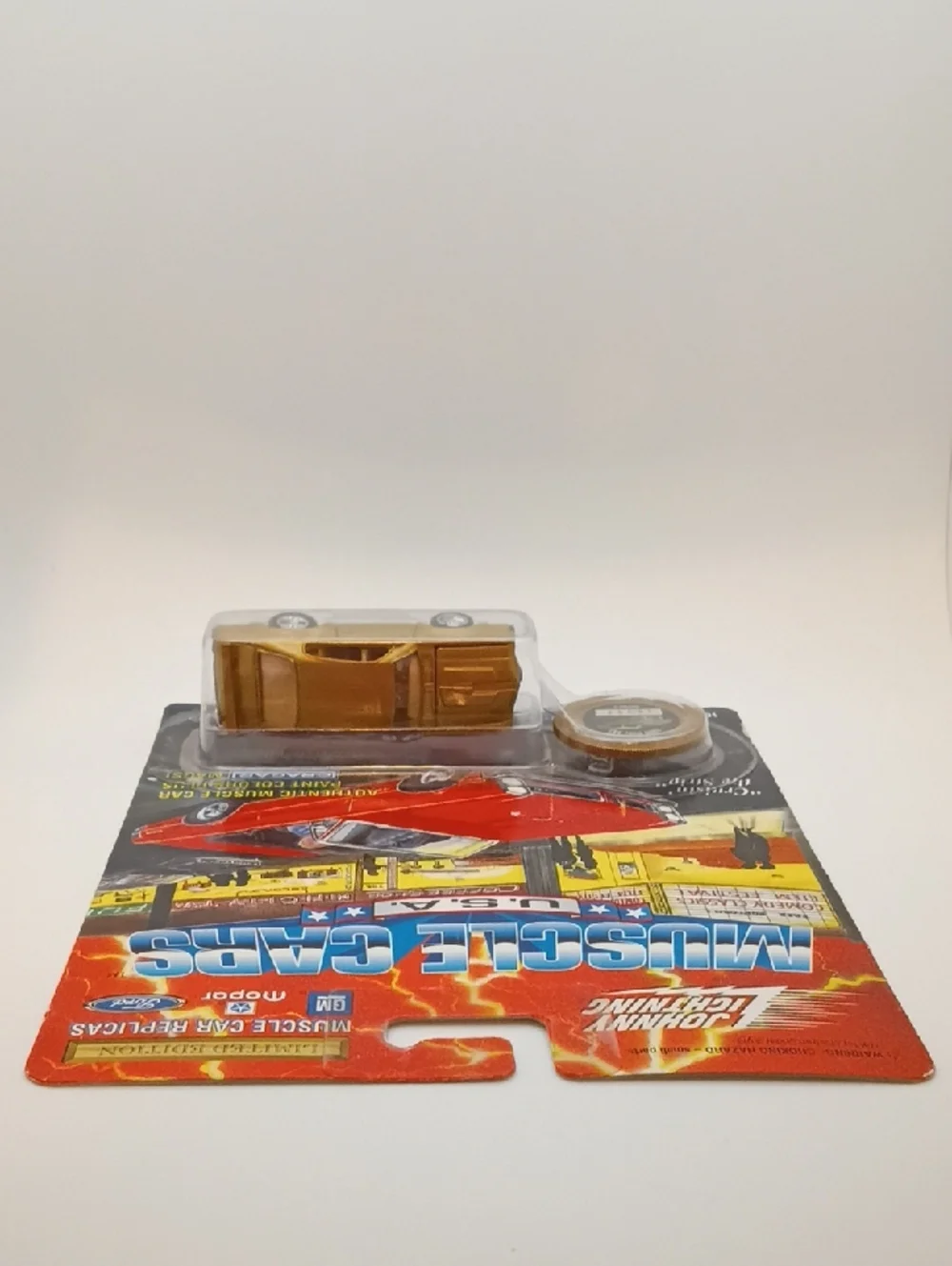 1995 Johnny Lightning Muscle Cars USA Series 2 die-cast 1969 Olds 442 In Gold!